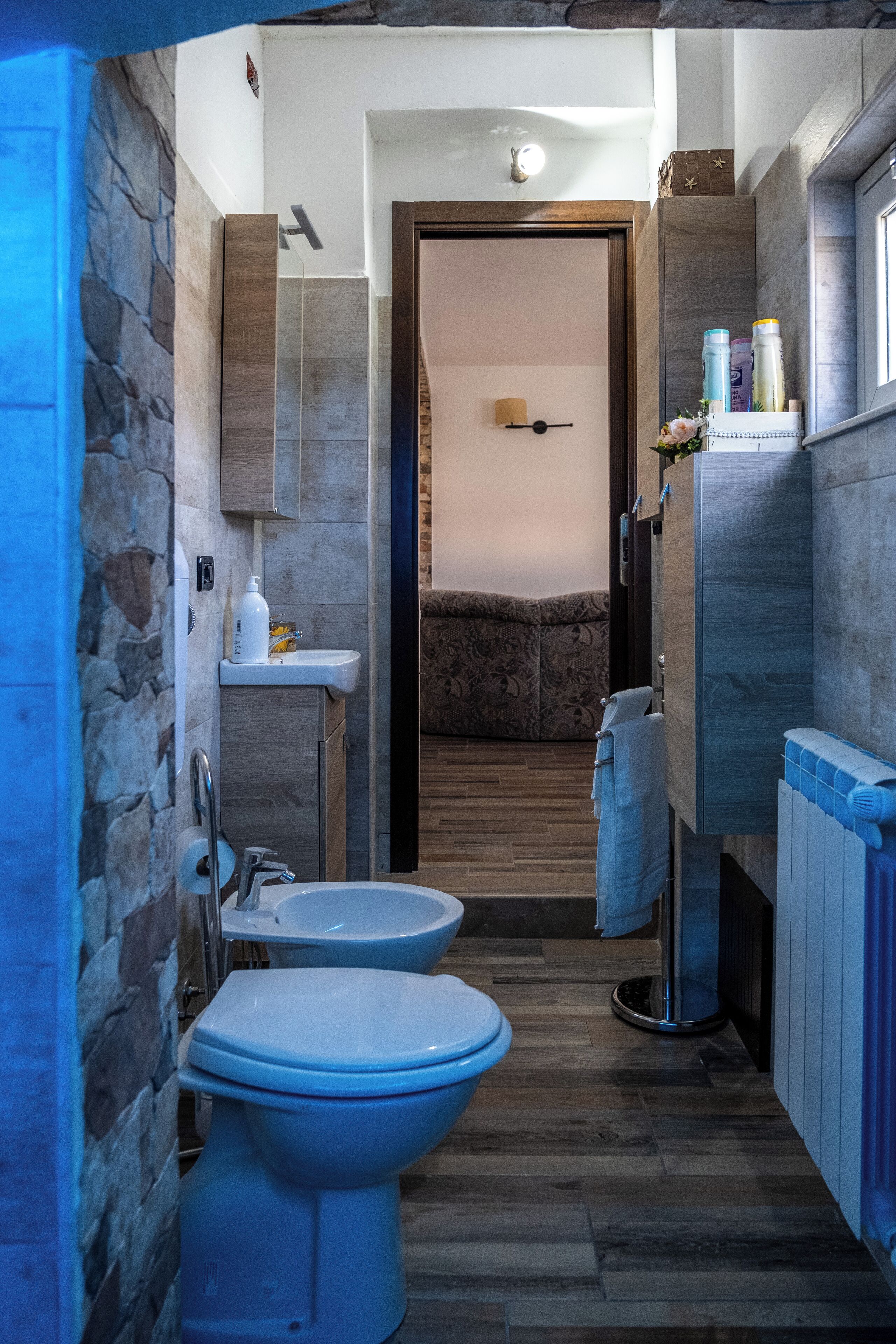 Apartment, 2 Bedrooms, Terrace | Bilik Mandi | Pancuran mandi, pengering rambut, tuala disediakan 