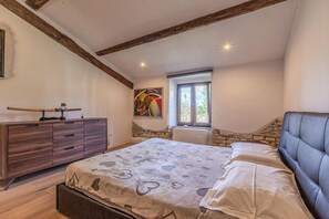 Appartement, 5 chambres, terrasse, vue montagne | Salle de bain