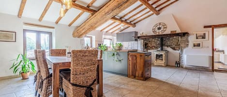 公寓, 5 间卧室, 露台, 山景 | 餐厅