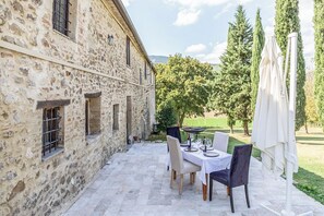 Appartement, 5 chambres, terrasse, vue montagne | Terrasse/Patio