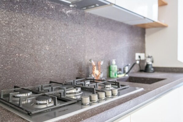 Apartment, 2 Bedrooms, Balcony | Private kitchen | Fridge, oven, stovetop, dishwasher - Casa Vacanze Francesca (Mondolfo)