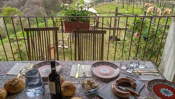 Casa, 1 camera da letto, vista montagna, lato montagna | Terrazza/patio
