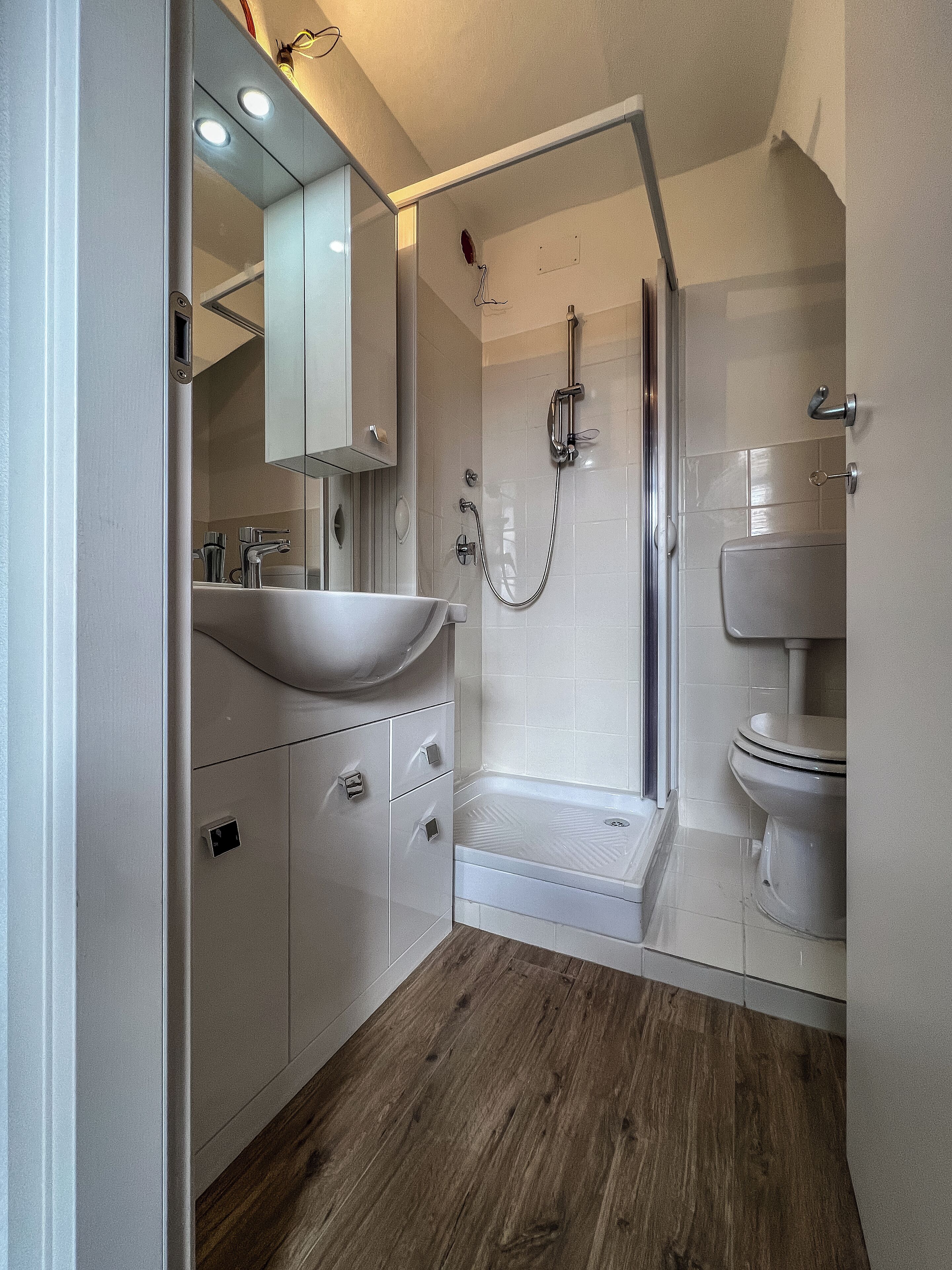 Apartment, 1 Bedroom, Balcony | Bathroom | Shower, towels, toilet paper