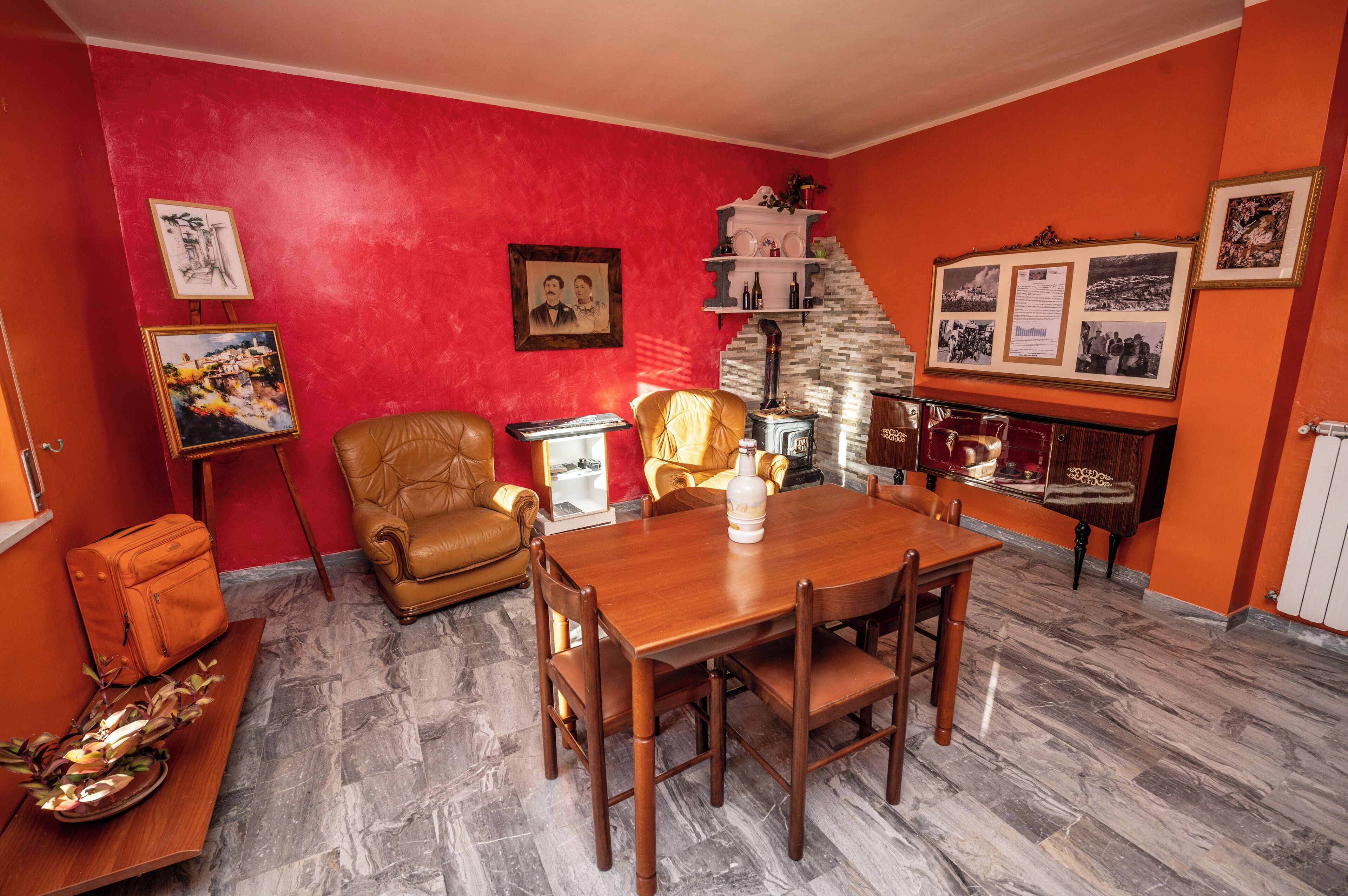 Ferienhaus, 2 Schlafzimmer, Balkon | Wohnbereich | Flachbildfernseher