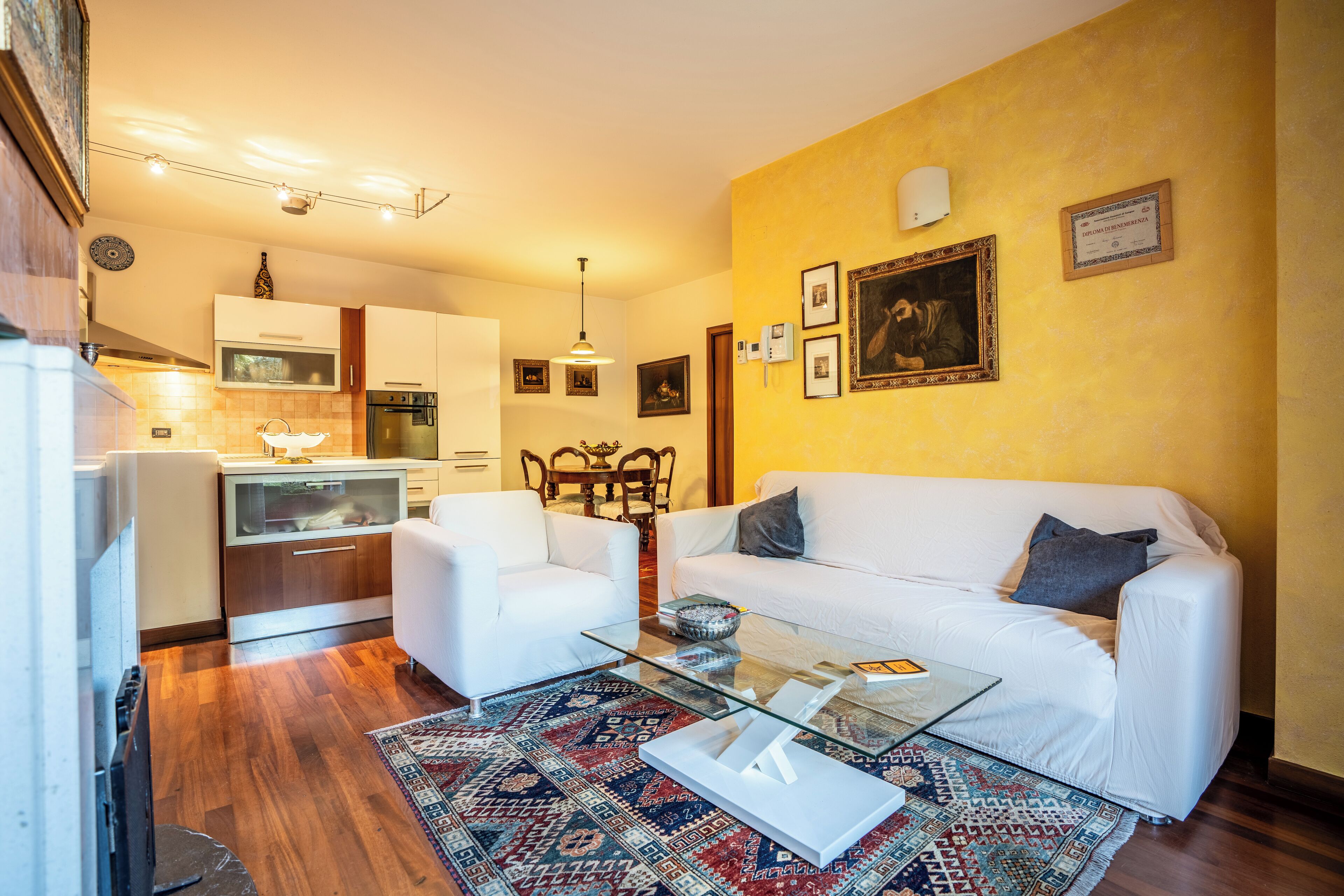 Apartment, 2 Bedrooms, Kitchen | Living area | Flat-screen TV