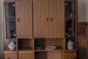 Casa, 2 quartos, terraço | Cozinha privada | Geladeira grande, micro-ondas, fogão, cooktop