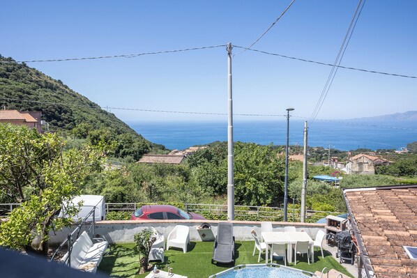 Blick von der Unterkunft