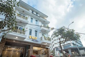 Façade de l’hébergement