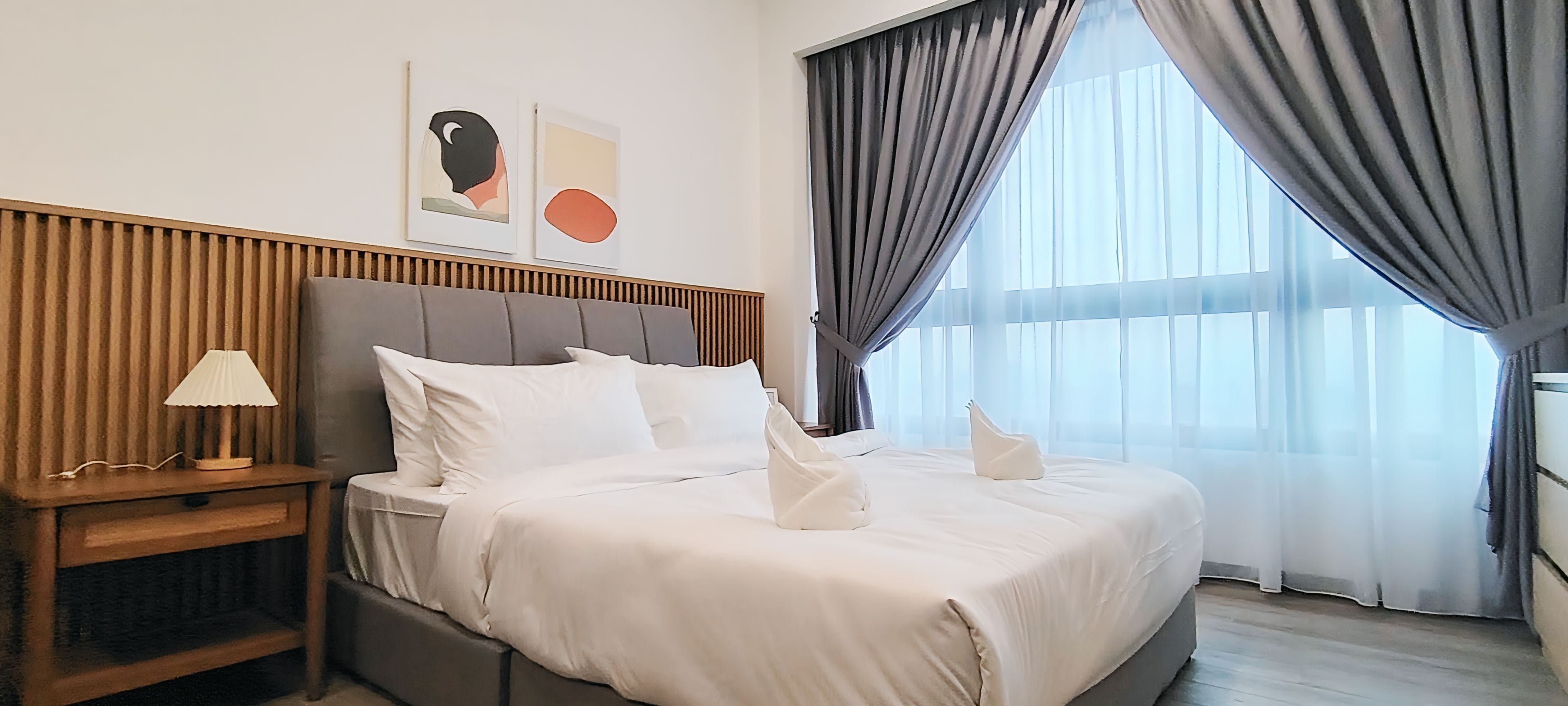 Căn hộ dành cho gia đình, 3 phòng ngủ, quang cảnh thành phố | Phòng cách âm, bàn ủi/dụng cụ ủi quần áo 