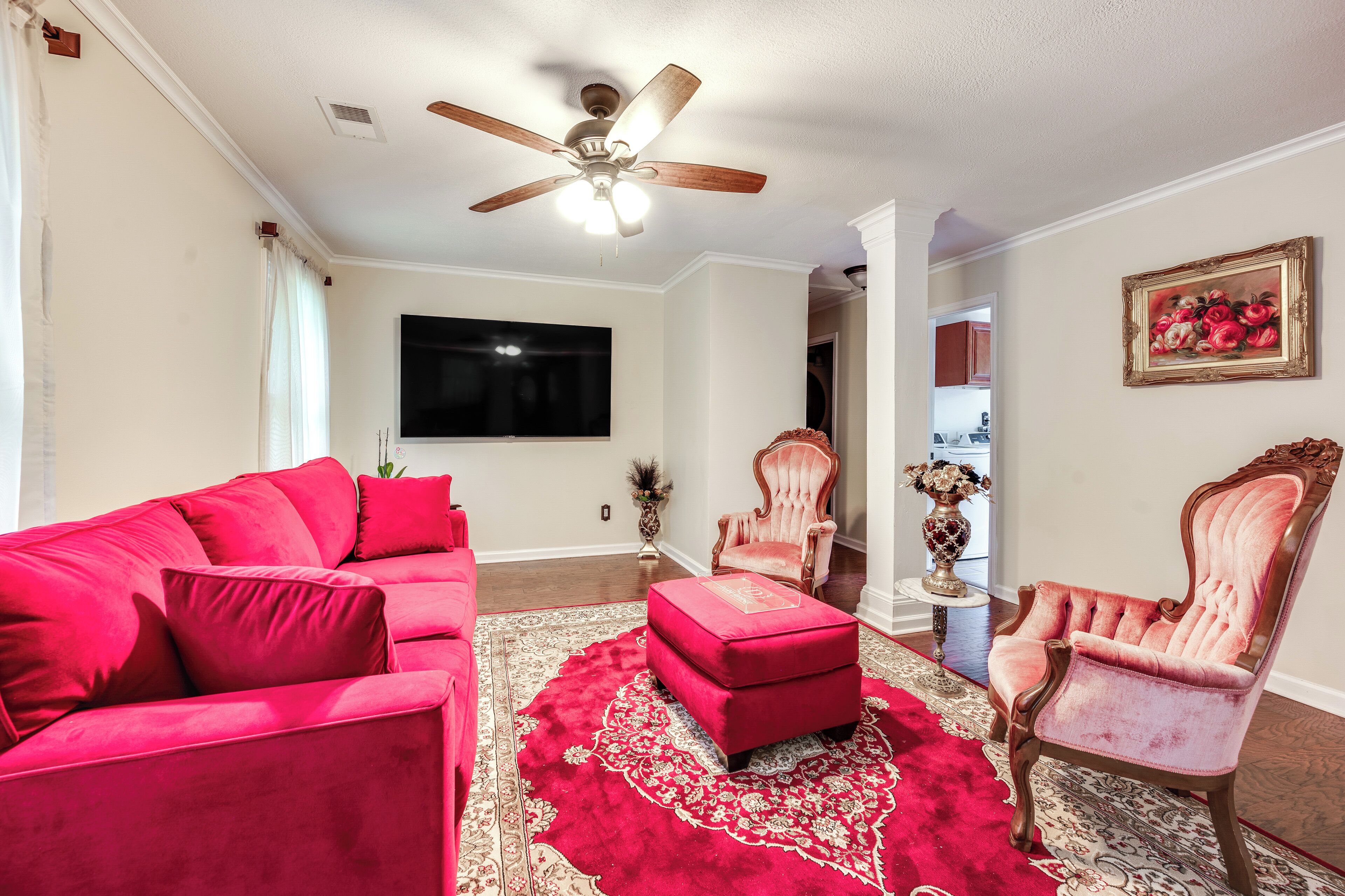 Mt Gilead Vacation Rental | 3BR | 2BA | 6 Steps to Enter | 1,300 Sq Ft