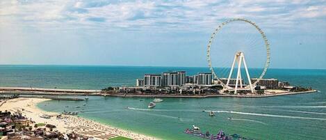 On the beach, white sand, 5 beach bars