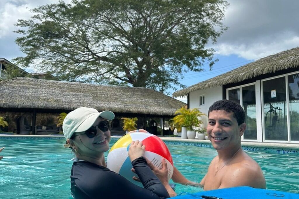 Alberca al aire libre 