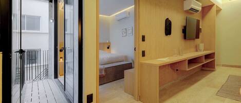 1 bedroom, in-room safe, iron/ironing board, travel crib