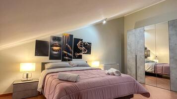 Family Apartment, Garden View SX | Daunenbettdecken, VerdunkelungsvorhÀnge, schallisolierte Zimmer