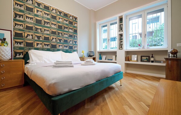 Appartement, 2 chambres, cuisine | 2 chambres, fer et planche à repasser, accès au Wi-Fi (inclus)