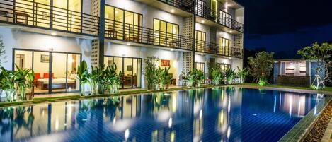 Façade de l’hébergement