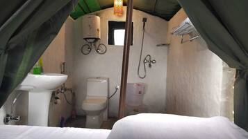 Tent, Patio, Valley View | Bathroom