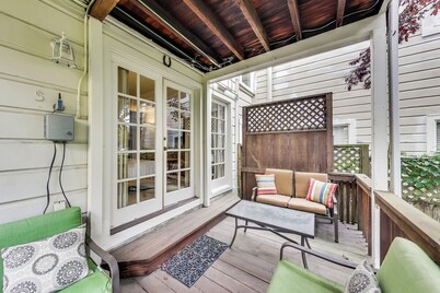 Quiet cozy garden studio in glen park. washer / dryer