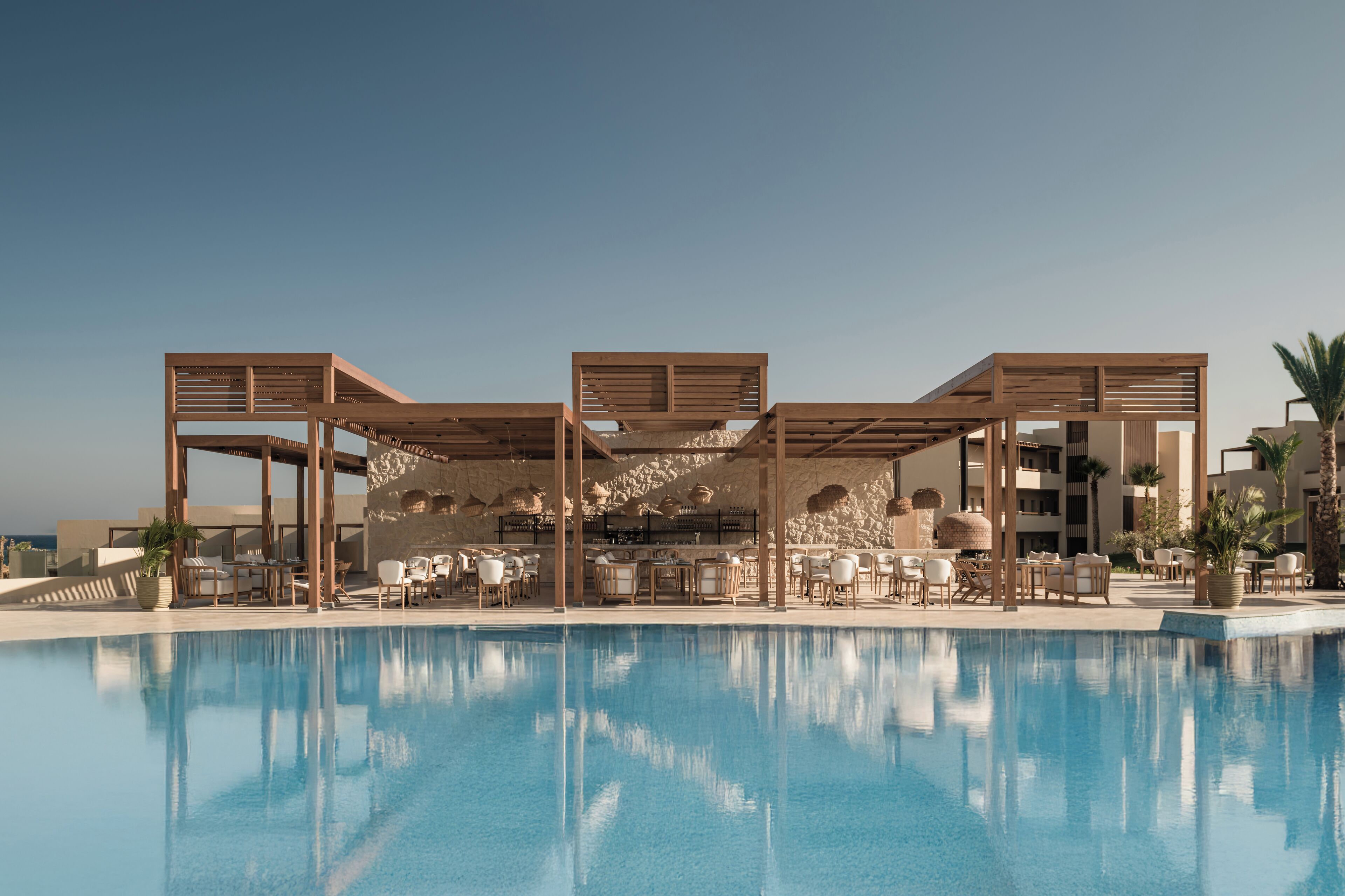 Bar à beira da piscina