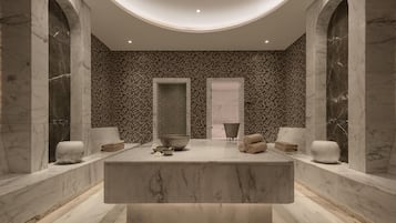 Sauna, steam room, massages