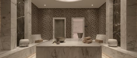 Sauna, steam room, massages