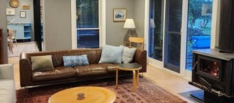 Mid century farmhouse located in the heart of Exeter Village.