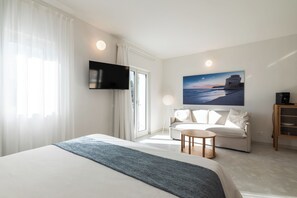 Exclusive Apart Daire, Balkon, Kısmi Deniz Manzaralı | Odada kasa, güneşlik/perde, ses yalıtımı, ütü/ütü masası 