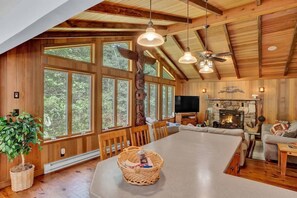 Interior - Log Cabin | King Beds | Lake Access (Gouldsboro)
