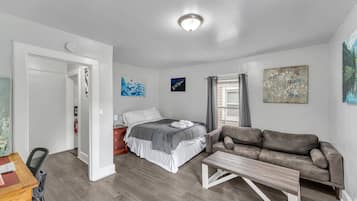 Desk, iron/ironing board, travel crib, WiFi