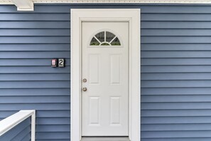 Exterior detail - Pitcher's Paradise Apt 2 - All Star Baseball Rentals (Oneonta)