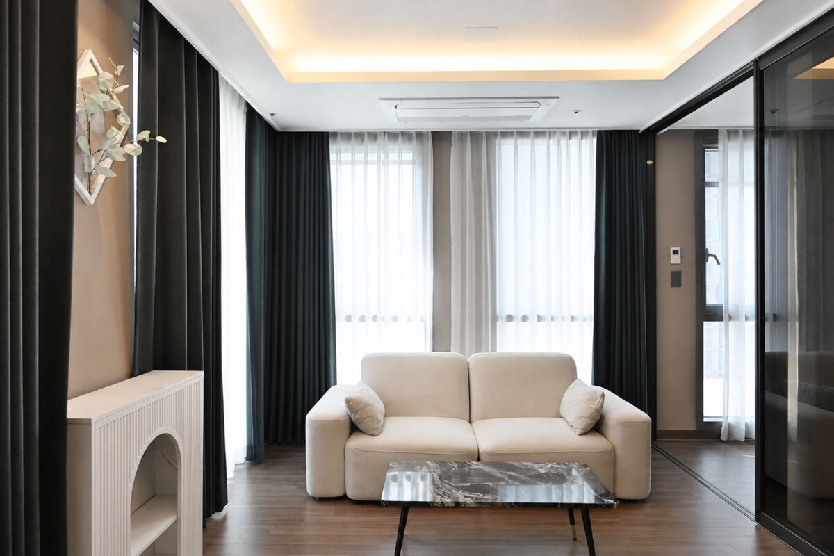 Deluxe Half Ocean View | 1 間臥室、埃及棉床單、高級寢具、記憶床墊