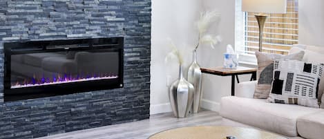 Smart TV, fireplace, offices