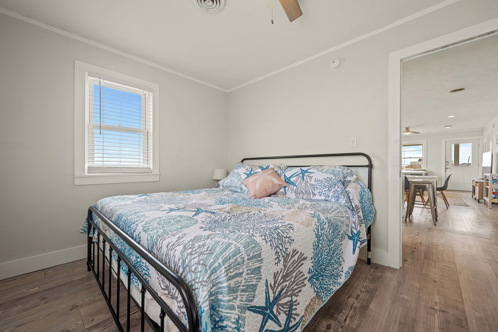King Bedroom with Full Shared Full Bathroom Access