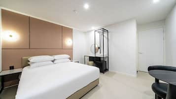 Premium bedding, pillow-top beds, individually decorated