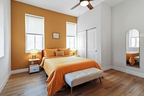 4 dormitorios, tabla de planchar con plancha, wifi y ropa de cama