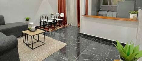 Deluxe appartement | Woonruimte