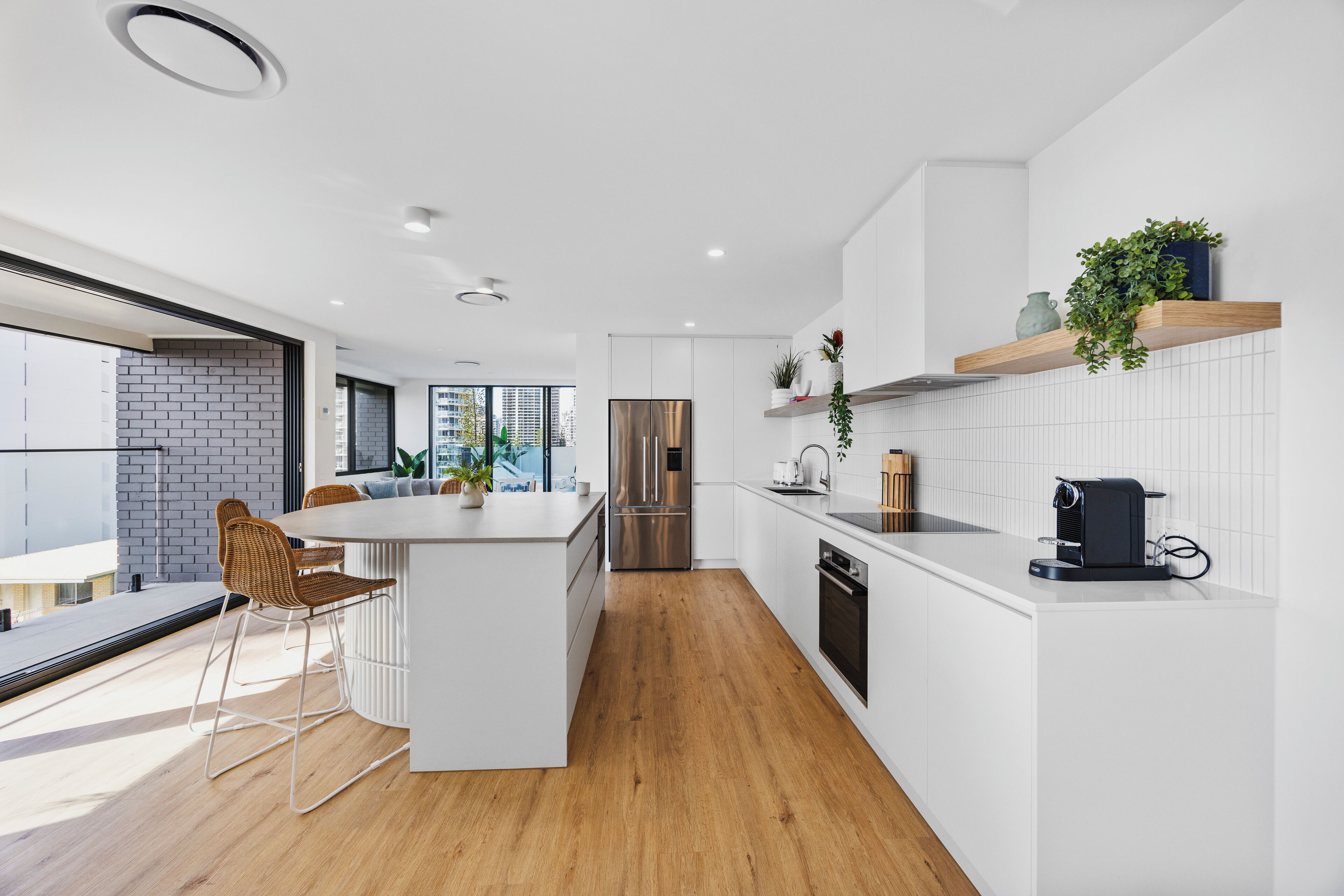 Penthouse, 3 Bedrooms, Private Pool, Ocean View | Private kitchen | Full-size fridge, microwave, stovetop, dishwasher