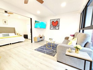 1 chambre, fer et planche à repasser, Wi-Fi, draps fournis