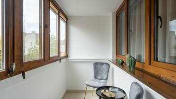 Căn hộ Deluxe, ban công, quang cảnh thành phố | Quang cảnh ban công