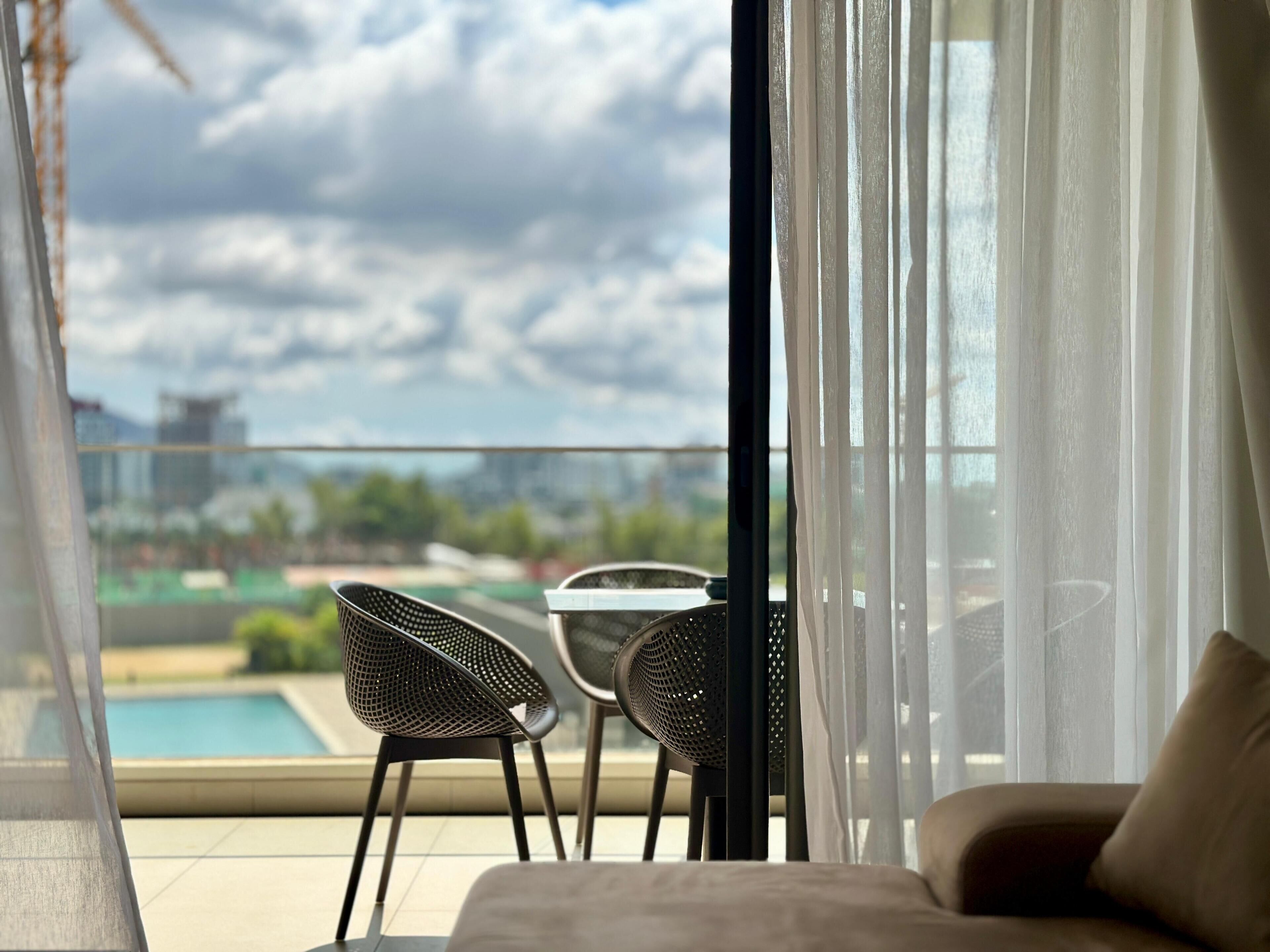 Three-Bedroom Apartment | Garden view