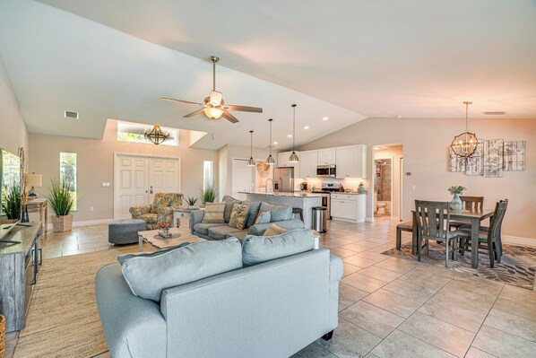 Télévision, cheminée