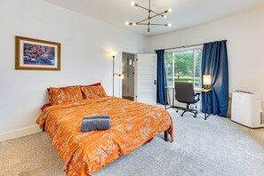 2 chambres, fer et planche à repasser, draps fournis