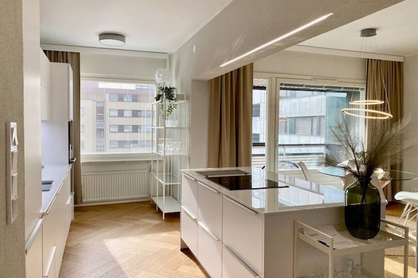 Luxe appartement, balkon | Privékeuken | Een waterkoker, een broodrooster