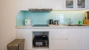 Apartemen Deluks, pemandangan kota | Dapur bersama