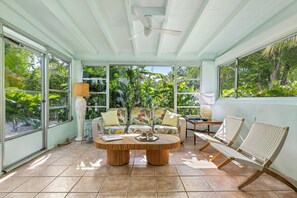 Smart TV, books, printers - Designer-Owned Mid-century Pool Home in Historic Downtown West Palm Beach  (West Palm Beach)