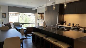 Condo, 2 Bedrooms | Private kitchen | Fridge