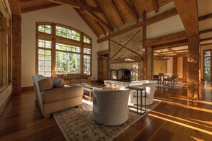 Interior - Luxury New Remodel Home by InvitedHome | Hot Tub, Pool Table, Office, Gym (Edwards)