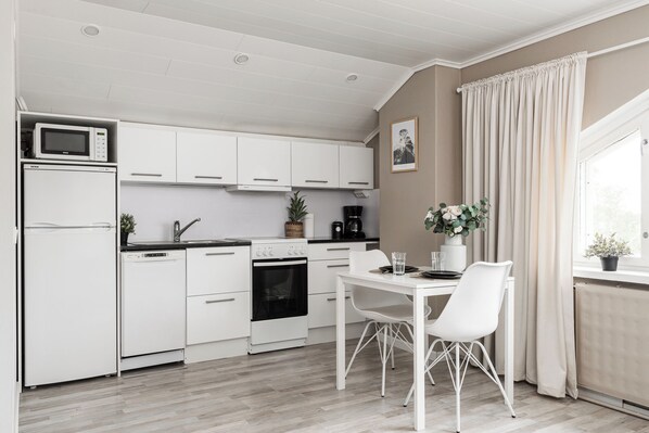 Economy Studio | Private kitchen | Electric kettle, toaster - Borg Housing Kiertokatu (Pori)