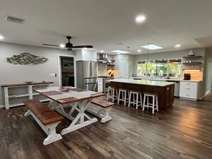 Dining - Heated Pool - New Listing-Pool Home- 1/2 block from Beach (Melbourne Beach)