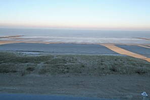 Vlak bij het strand